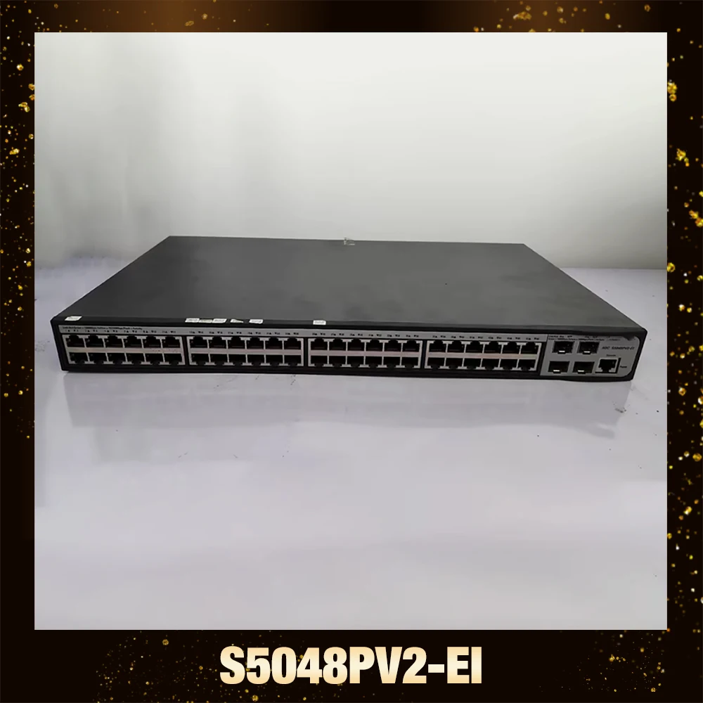 For H3C S5048PV2-EI 48 port gigabit electrical 4 SFP gigabit optical network management switch