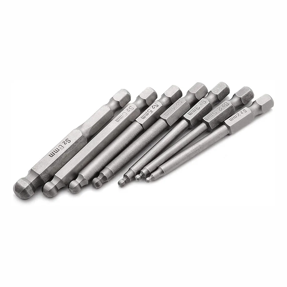 1 PC 65mm Magnetic Ball End หัวหกเหลี่ยม HEX ไขควง Bits เจาะ Tools-H8 นี้ชุดหัวโดยใช้โลหะผสมเหล็กฝีมือ