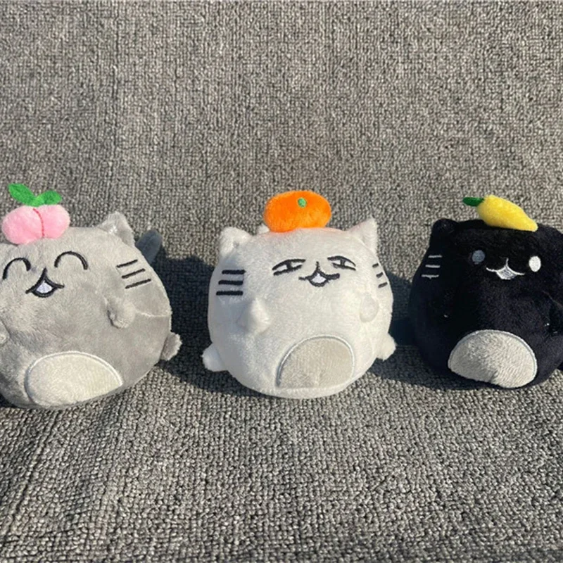 Kpop Cartoon JUN Same Plush Keyrings Q Styles FIFI Cats Keychains Key Rings Bag Pendants Free Shipping