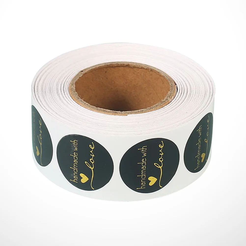 

500 Pcs Seal Sticker Roll Candy Bag Stickers Sealing for Packing Letter Manual DIY Label Favor Decals Biscuit