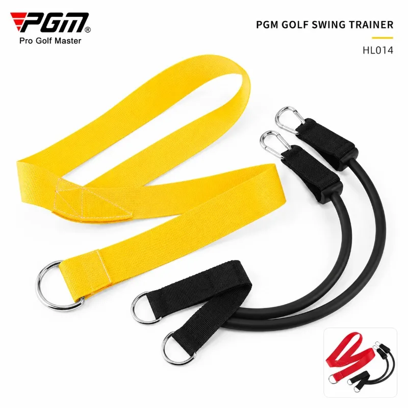 pgm-golf-swing-training-belt-resistance-band-rotation-trainer-power-balance-practice-aid-red-yellow-hl014