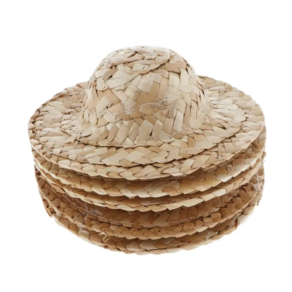 ロット 5 ニットストローボウラーサンライフガードハット衣装/4 BJD 人形