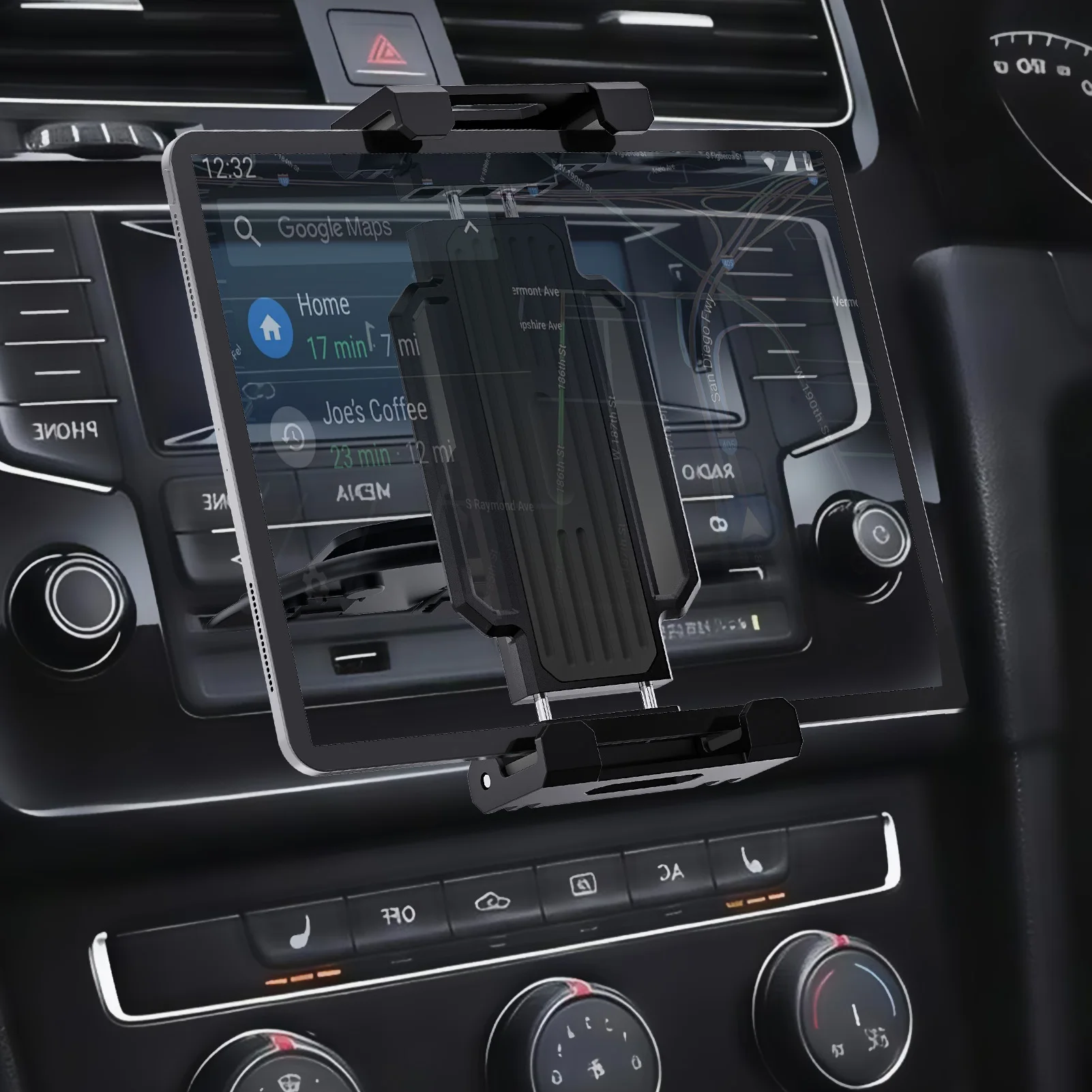 Auto-CD-Slot-Tablet-Halterung, universeller Auto-Telefonständer für 4-13 Zoll große Geräte, GPS-Navigation, Freisprechfunktion, Fahrsicherheit