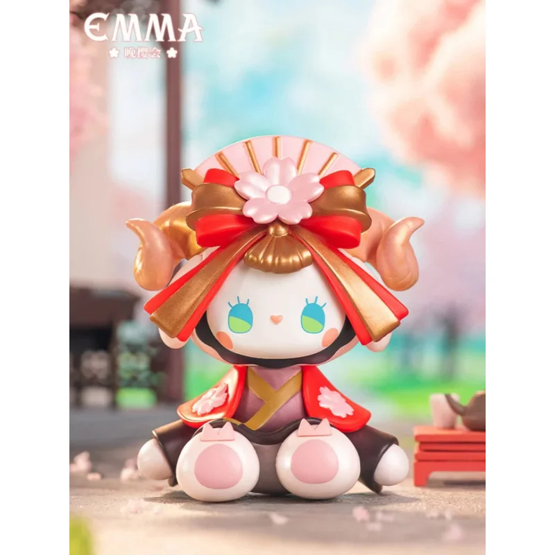 EMMA Secret Forest Evening Cherry Party Series  Cute Action Figure Toys Kawaii Anime Figures  Dolls Toy Gift