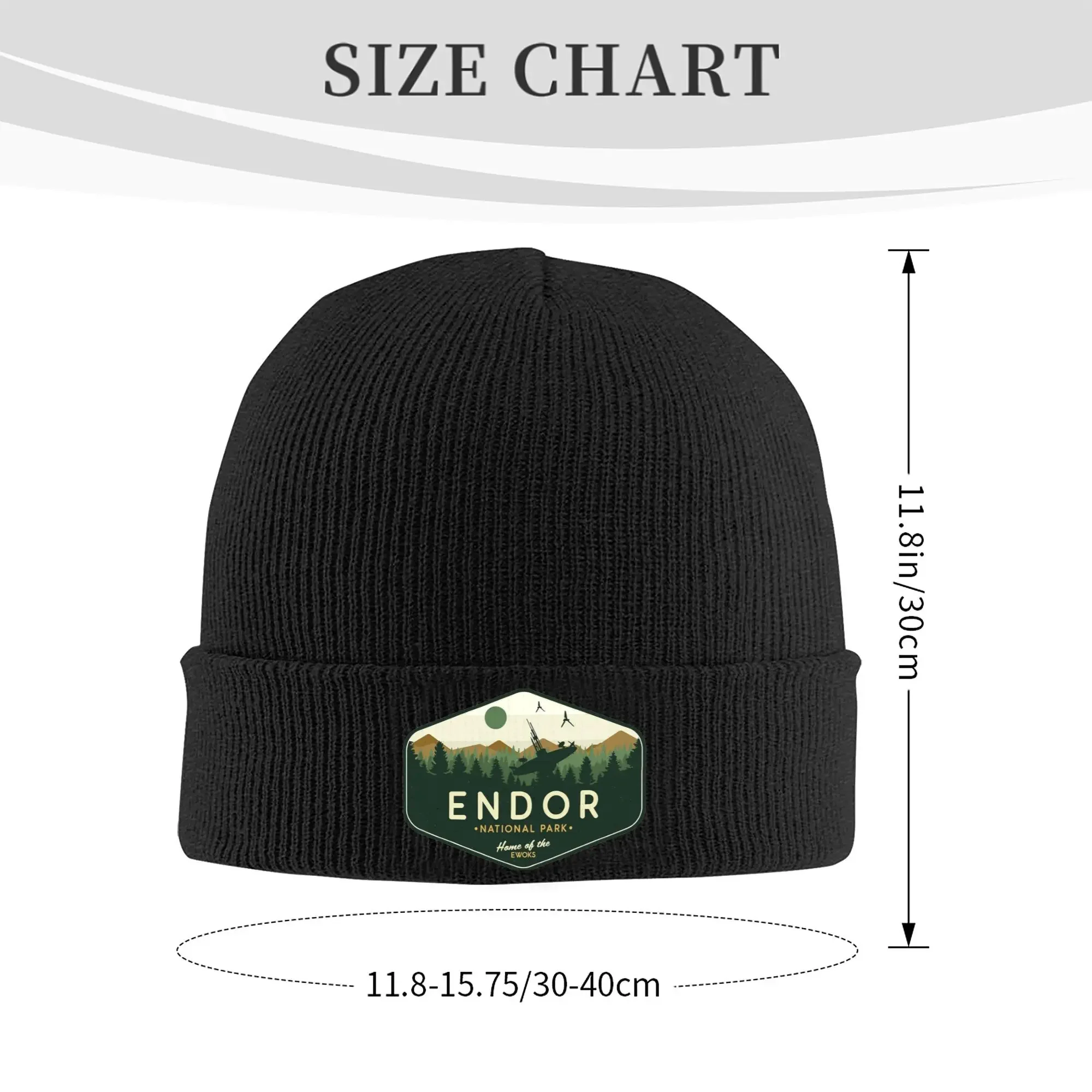 Endor National Park Home of the Ewoks Hats Autumn Winter Beanie Warm  Cap Female Male Acrylic Skullcap