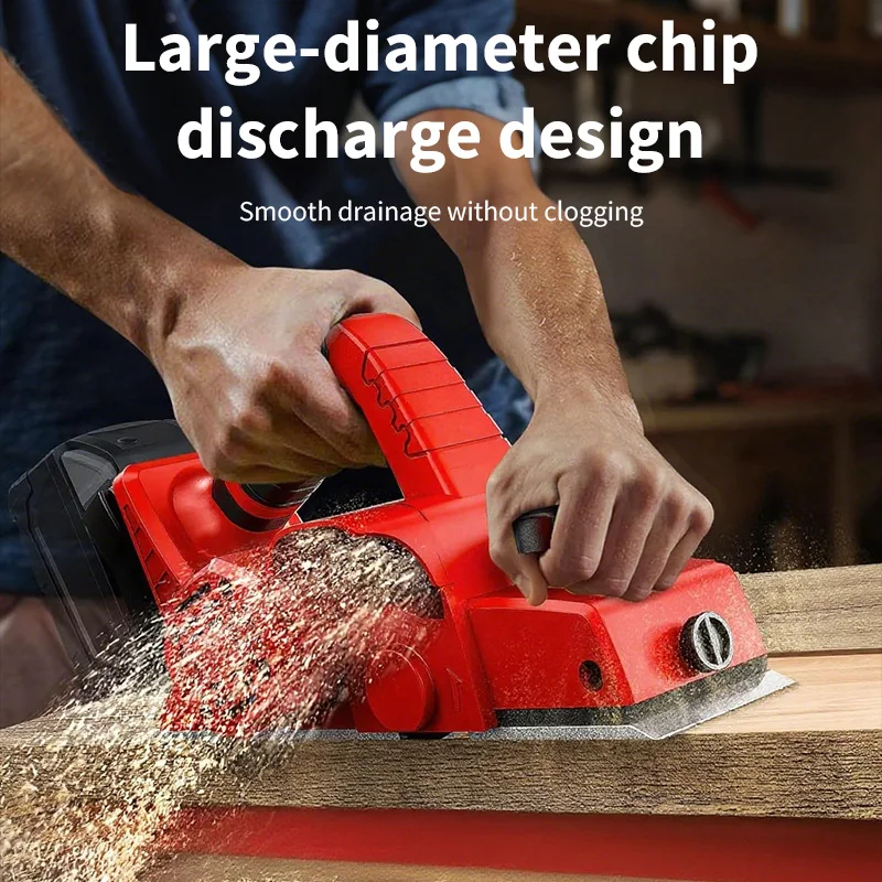 15000RPM Brushless Electric Planer Cordless Handheld Power Planer Carpenter Home DIY For Milwaukee 18V Battery