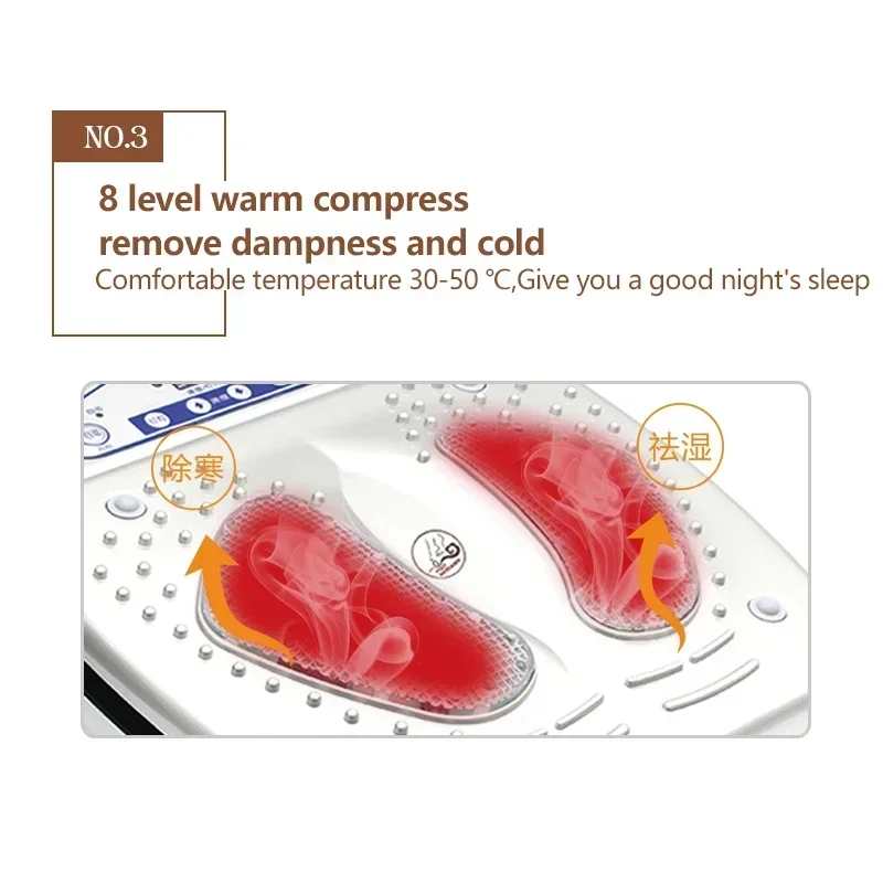 Hot SalesChinese Infrared Blood Circulation Pedicure Products Foot Spa Massage Model Foot Massager
