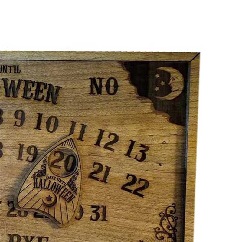 Countdown Board with Magnetic Effect Halloween Magnetic Countdown Board