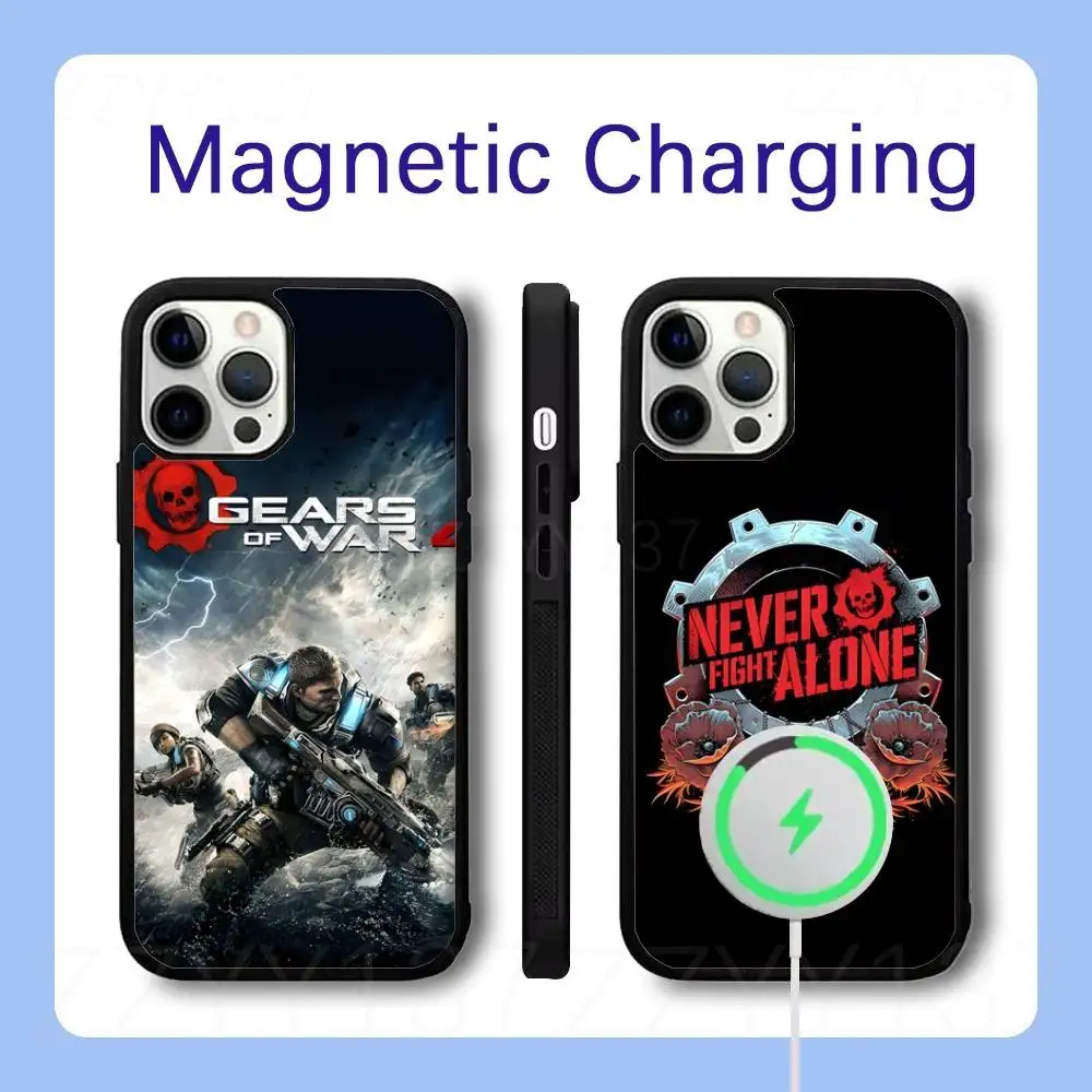 

Game G-GearS Of W-Wars Phone Case For iPhone 17,16,15,14,13,12,11,Pro,Max,Plus,Air,Mini,SE Magsafe Magnetic Wireless Charging