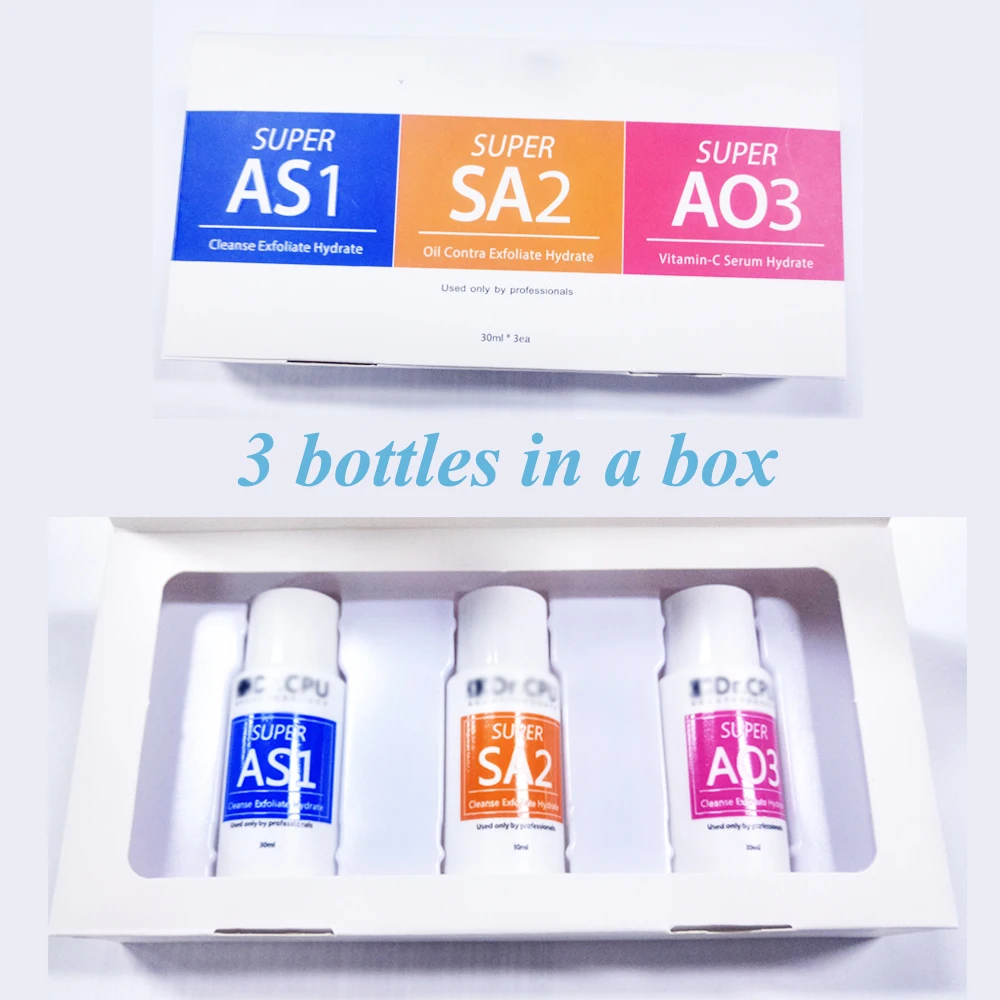 AS1 SA2 AO3 Aqua Peeling Solution Facial Skin Clean Essence Product Deep Cleaning Serum For Hydra Dermabrasion Hydro Skin Care