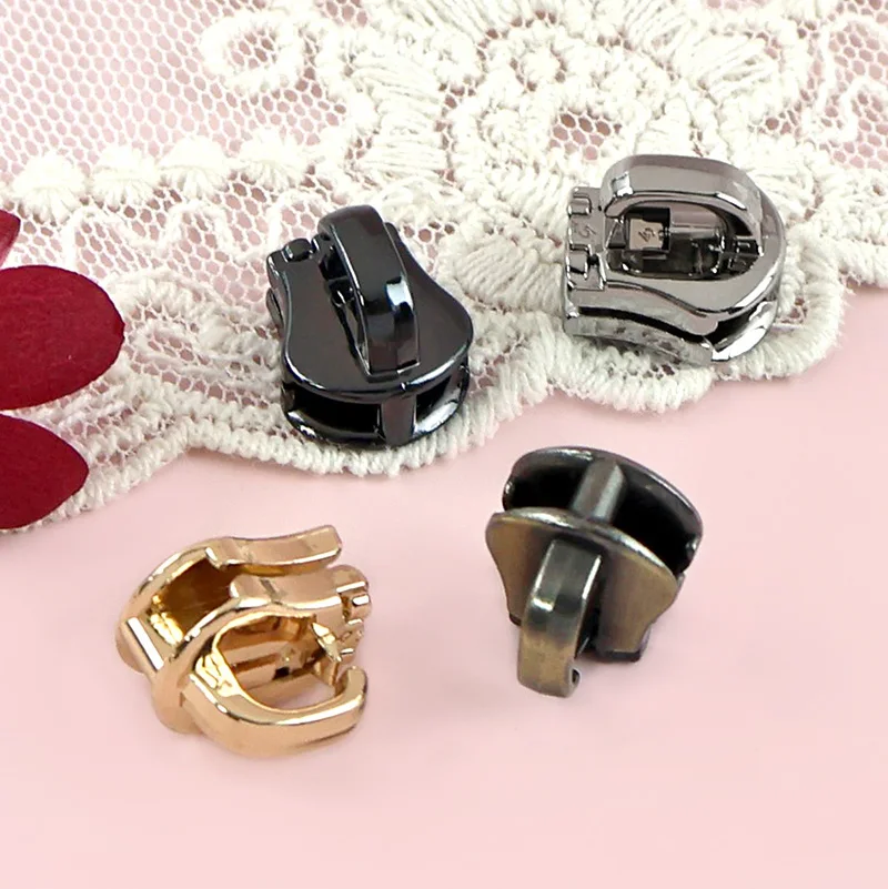 

10-50Pcs 3# 5# 8# 10# Zipper Sliders for Metal Zippers Bag Closure Zip Pulls Luggage Zips Head Repair Kit DIY Sewing Accessories