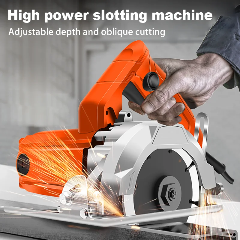 Multi Functional Household Portable Woodworking Handheld Chainsaw Slotting Machine For Stone Tile Cutting For Stone And Wood