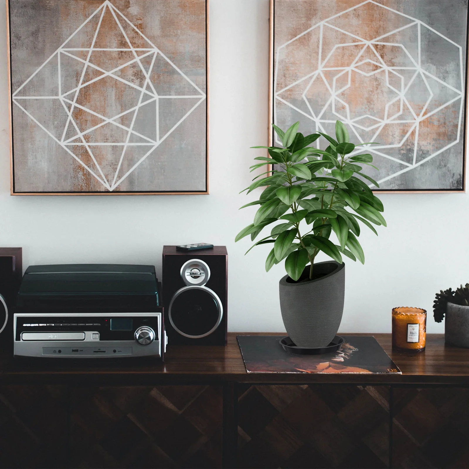 

10 pcs Plastic Flowerpot Tray 10 Pack Bonsai Trays For Indoor Outdoor Use Smooth Planter Bottom Pad Flowerpot Pallet Base Holder