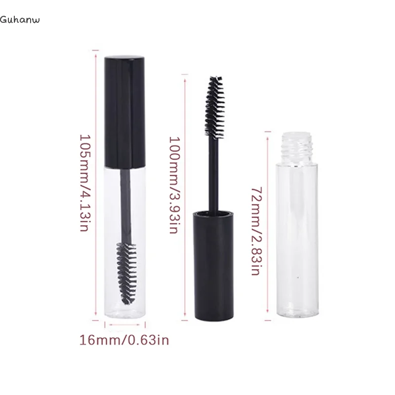 【WHB43】10ml Empty Matte Mascara Tubes Makeup Eyelash Refillable Bottle White Cap Cosmetic Packing Containers Eyebrow Cream Tubes