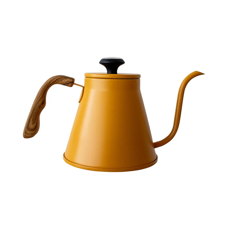 Pour Over Coffee Kettle with Thermometer, Induction Gas Stove Gooseneck Pot for Home Brewing Outdoor Camping Water - view 6