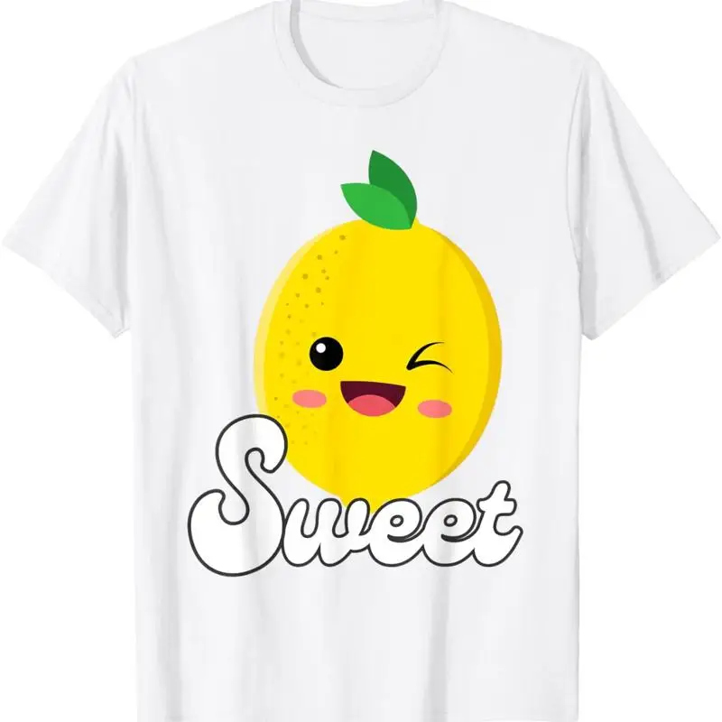 Twinning Sweet Sour Lemon Besties parejas camiseta a juego