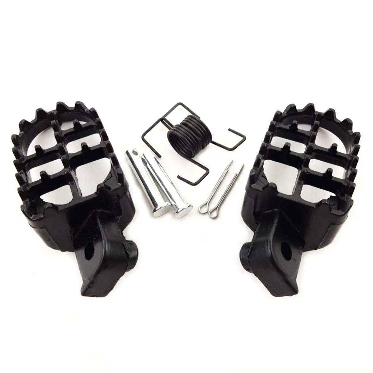 For Honda CRF 50/ 70/ 80/ 100 XR50 XR70 Brake Motorcycle Footrest Racing Pedals Replacement Folding Black Aluminum