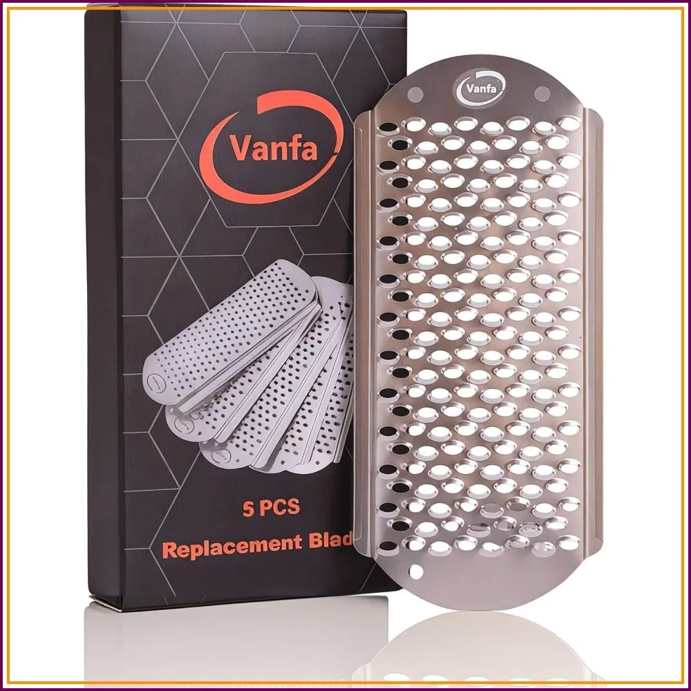 

5-Pack Replacement Blades #79018 for Pedicure Foot File, Callus Remover Scrubber