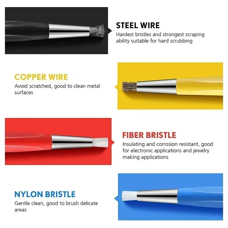 1pc Watch Jewelry Cleaning Pen Fiberglass Scratch Brush Pen Rust Stain Remover Pen Jewelry Electronic Components Repair Tool view 6