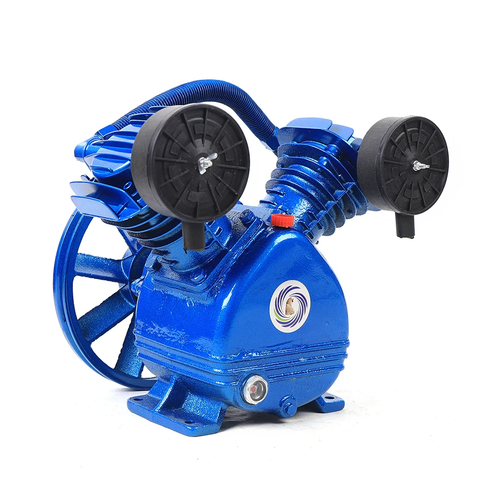 2200W 3HP Air Compressor Pump Head 115 PSI 2 Cylinder Air Compressor Pump For Piston Motor 1050rpm