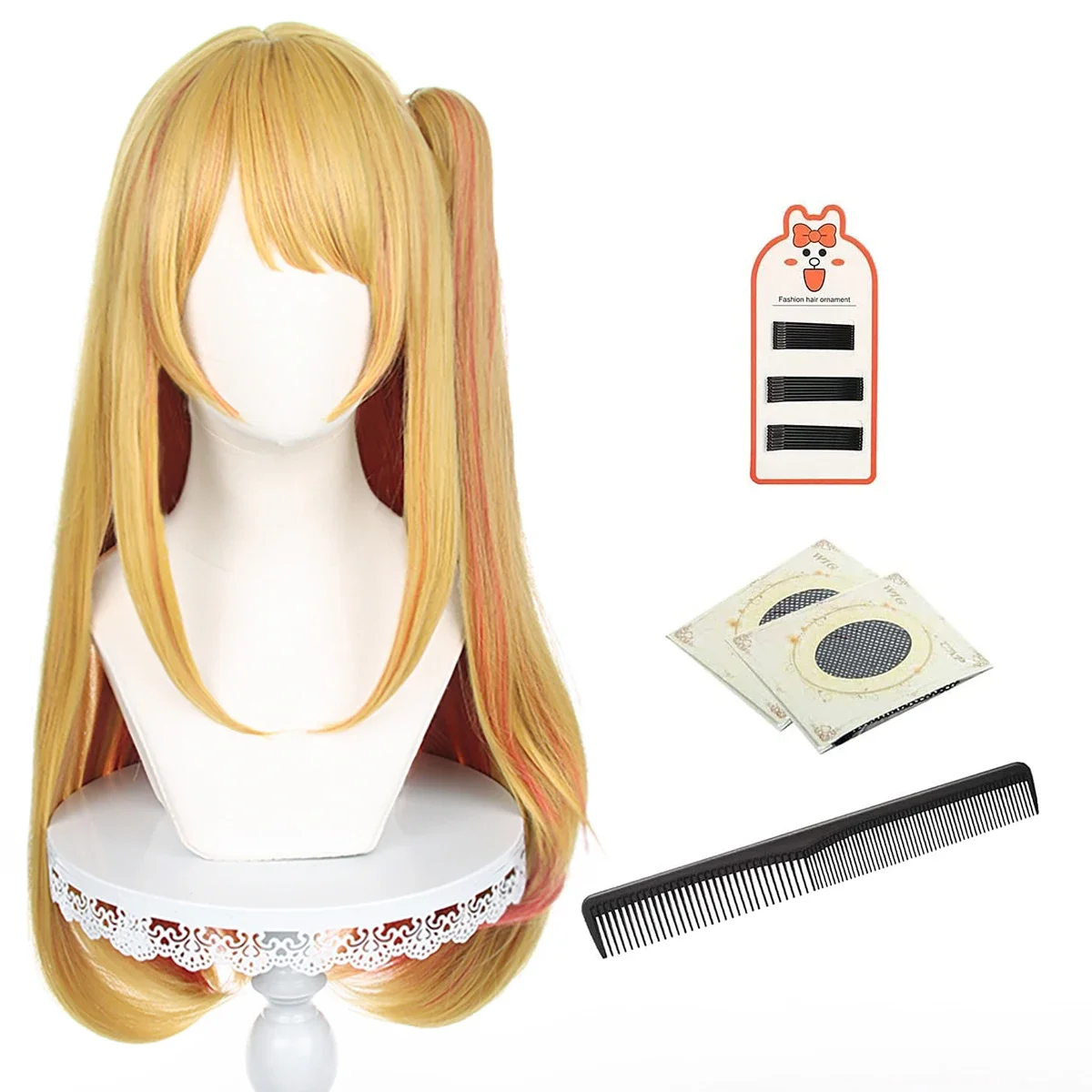 Cosplay OSHI NO KO Anime Ai Hoshino Ruby Hoshino Akua Hoshino Arima Kana Cosplay Wig Rose Net Synthetic Fiber Heat Resistance