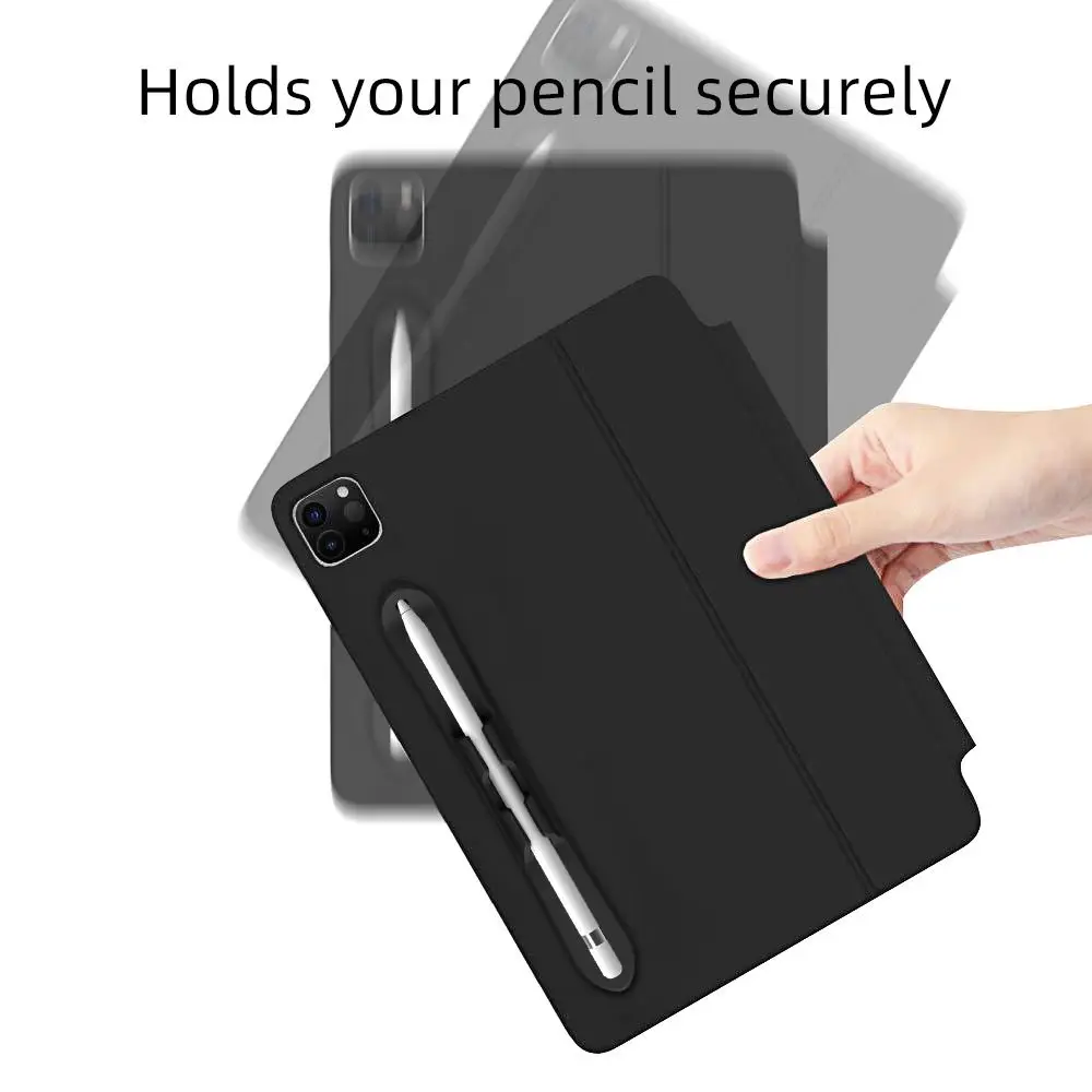 Silicone Pencil Holder Self Adhesive Anti-loss Tablet Touch Pen Slot Multifunctional Flexible for Pencil 1st/2nd Generation