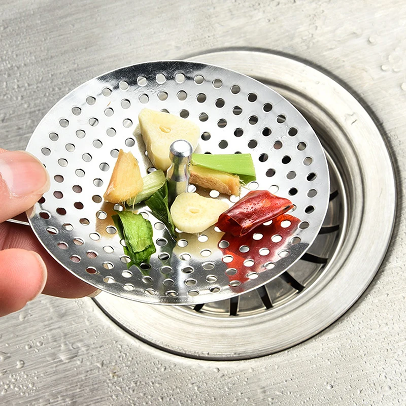 

1/3/5PCS Kitchen Sink Strainer Floor Drain Bathtub Hair Catcher Stopper Stainless Steel Shower Drain Hole Filter Trap