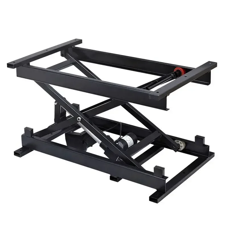 300kg multifunctional electric wired remote control coffee table dining table 24V lifting hardware folding iron frame