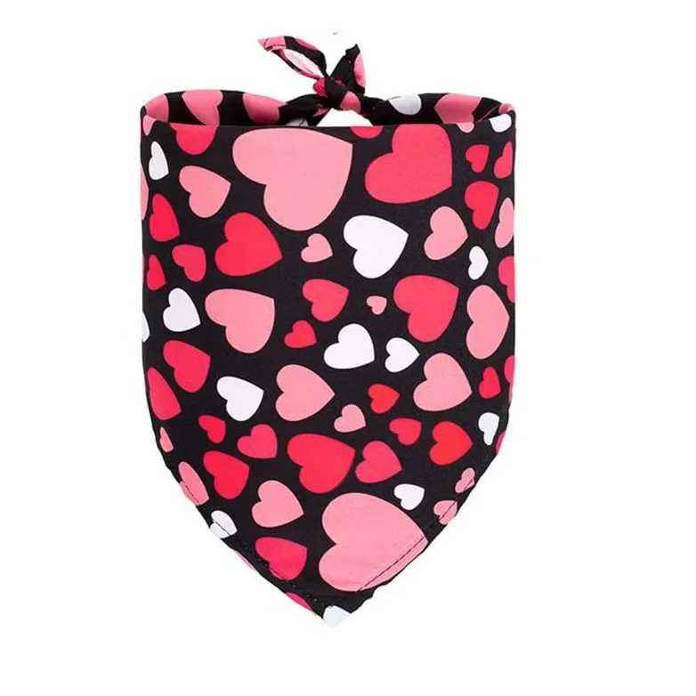 Pet Dog Bandana Scarf  Triangle Towel Cat Valentine's Day Decorative Supplies  Dog Accessories Pet Products