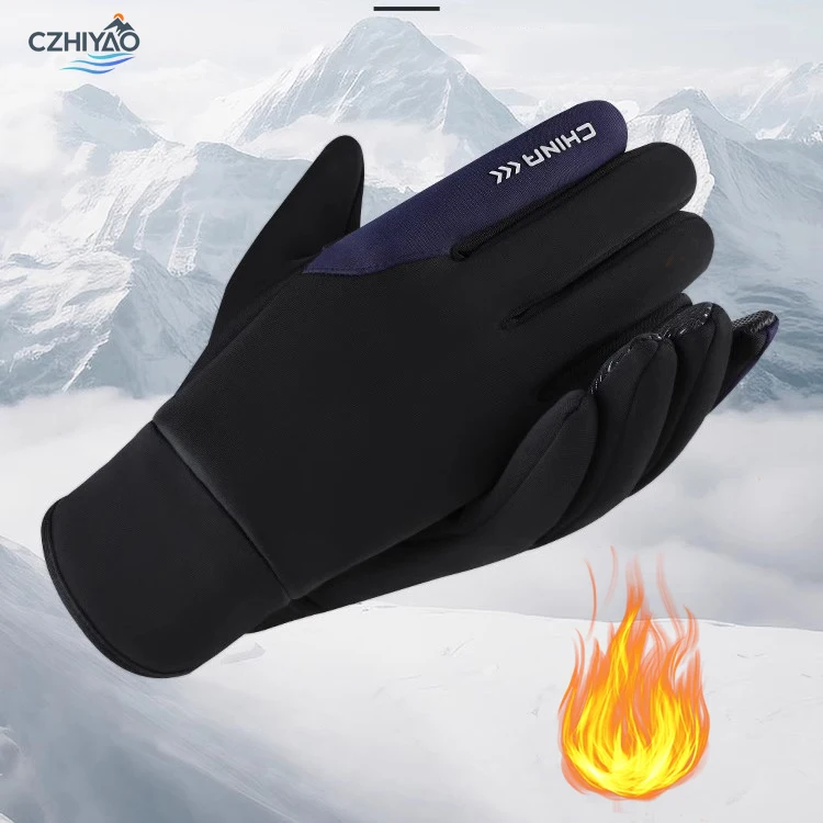 

CZHIYAO Winter Waterproof Gloves for Women Touch Screen for Men Running Hiking Cold Weather Warm Snow Water Resistant Thermal