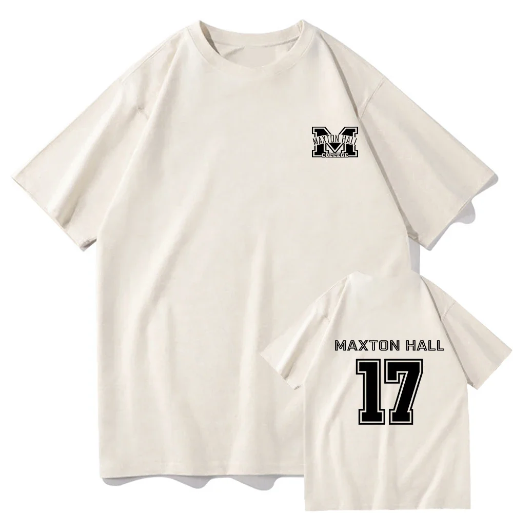 Camiseta de Jameess Beaufort para hombres y mujeres, ropa Harajuku Unisex de algodón, Maxton Hall The Worlldd Between Us, 2024