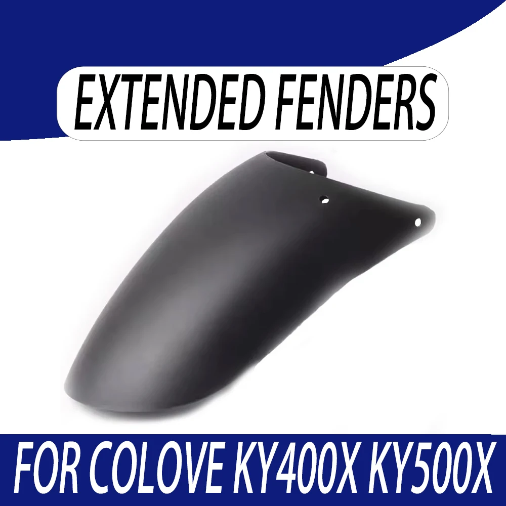 

ABS Plastic Motorcycle Front Mudguard Fender Extender Extension For Colove KY400X KY500X KY 500X KY 400X