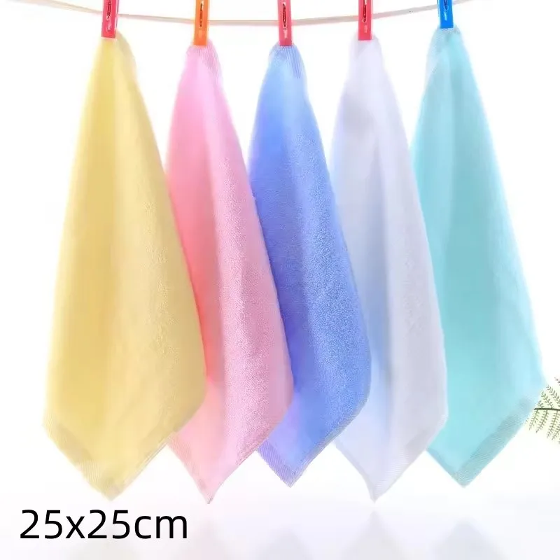 1pcs/lot 25*25cm ULTRA SOFT Baby Bath Washcloths Rayon From Bamboo Towels Perfect Baby Gifts Baby Travel Bathing Kits Towels