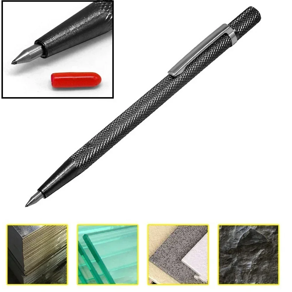 Pluma trazadora de carburo de tungsteno, marcador de corte de madera y Metal, pluma de grabado para tallado de madera y cerámica, herramientas de