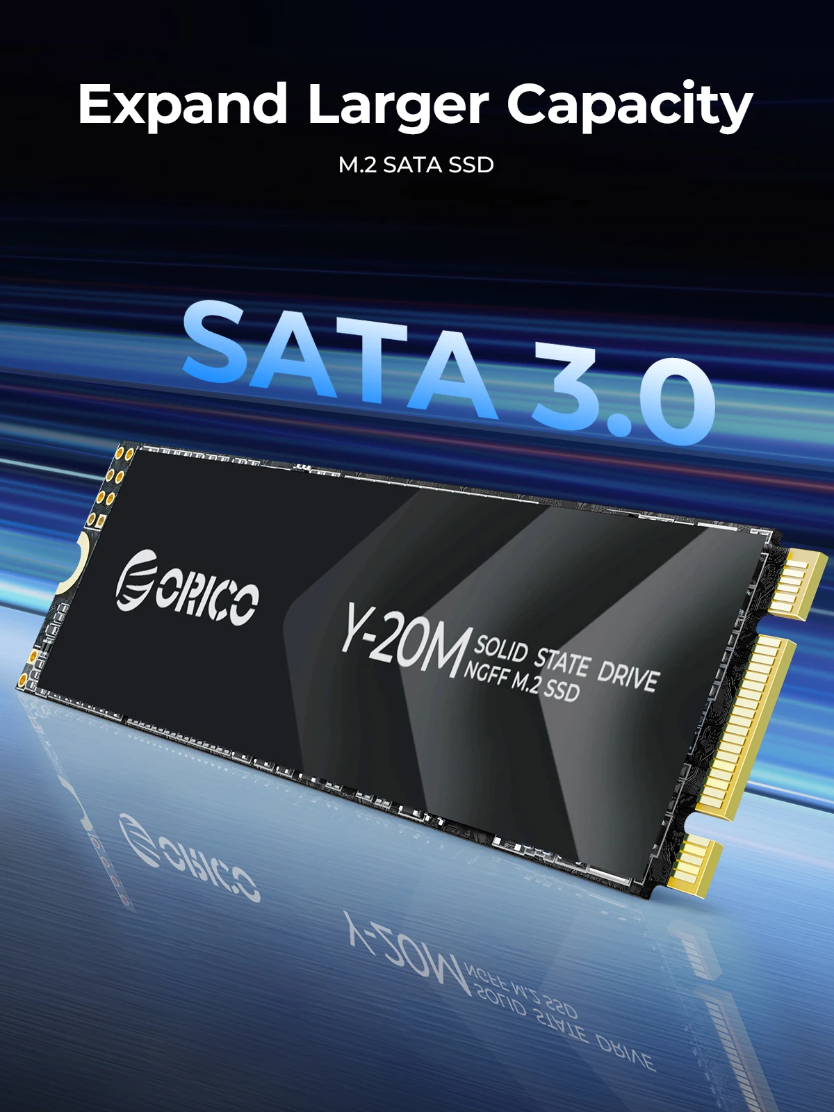 ORICO M.2 SATA SSD 1TB 500MB/s for Laptop Desktop