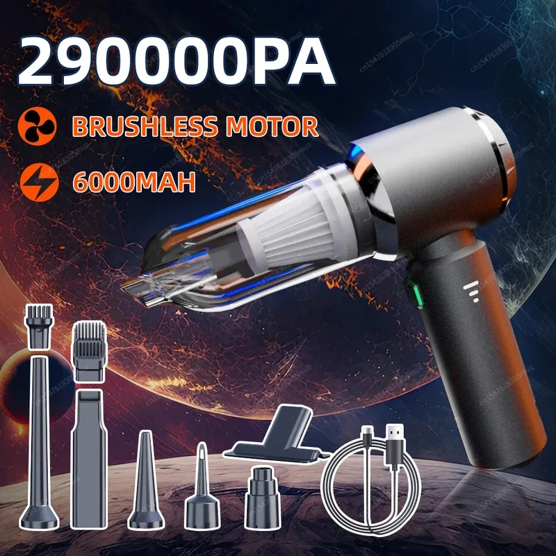 

Car Vacuum Cleaner Portable, cordless, brushless high-power engine cleaning machine. Efficient air vacuum cleaner for home appli