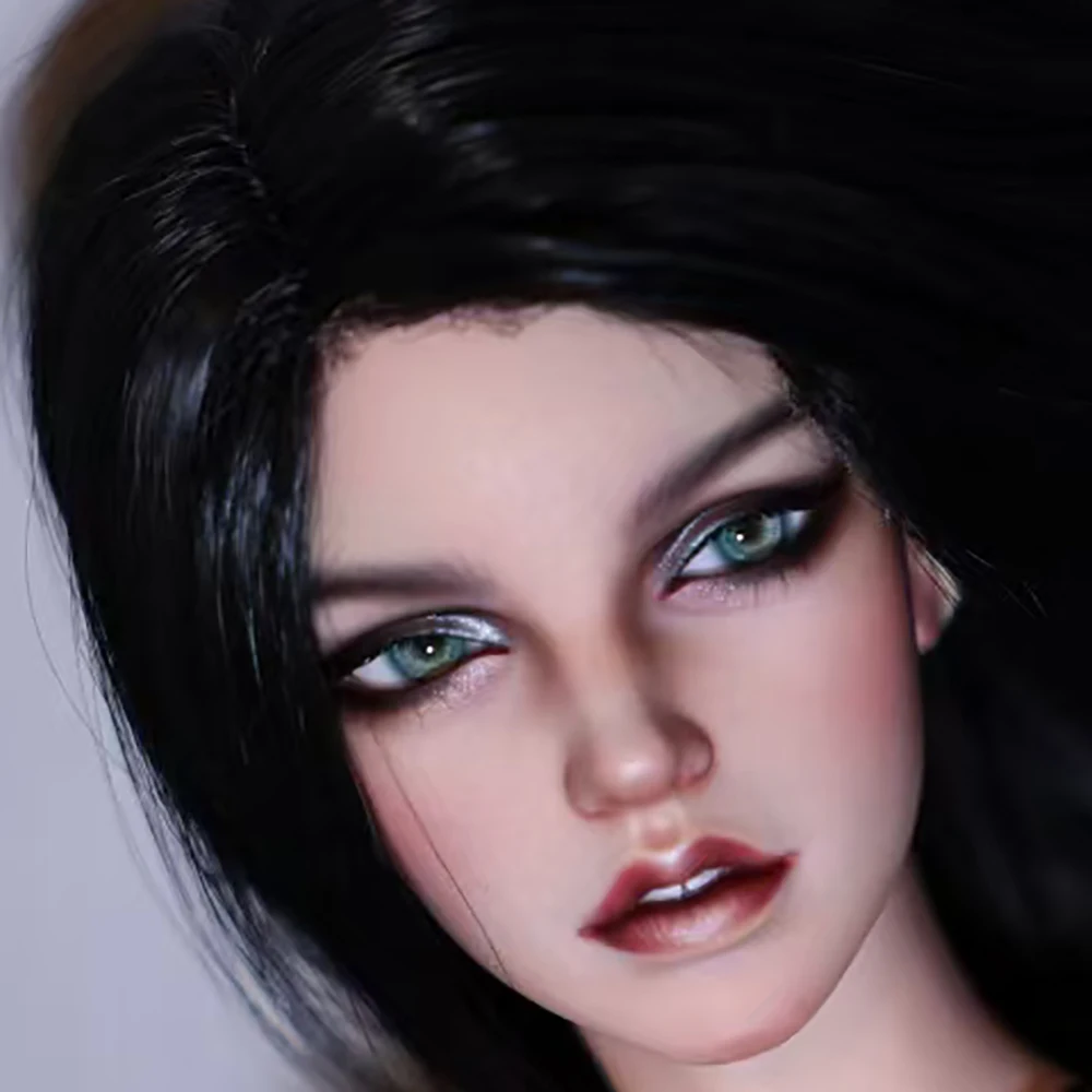 

1/3 BJD Doll Head No Face Up Resin Girl Resin Material DIY Doll Head No Makeup Head SD Doll Accessories Toys Gifts