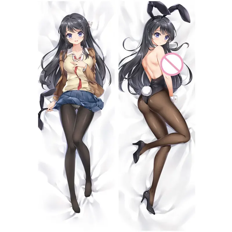 أنيمي الوغد هل Dakimakura حالة الوجهين ثلاثية الأبعاد طباعة السرير المعانقة غطاء وسادة للجسم الكرتون وسادة حالة العناق.. Otaku