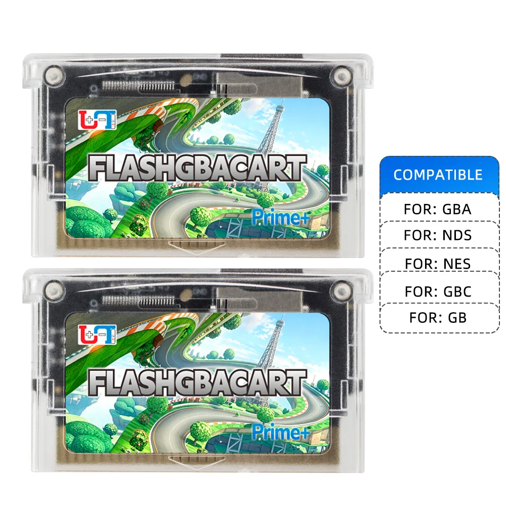 

FLASHGBACART Superchis GBA Superchis Prime+ V2.0 Chis Flash GBA CART Retro Game Emulator Compatible for NES/GBA SP/NDS/GB/GBC
