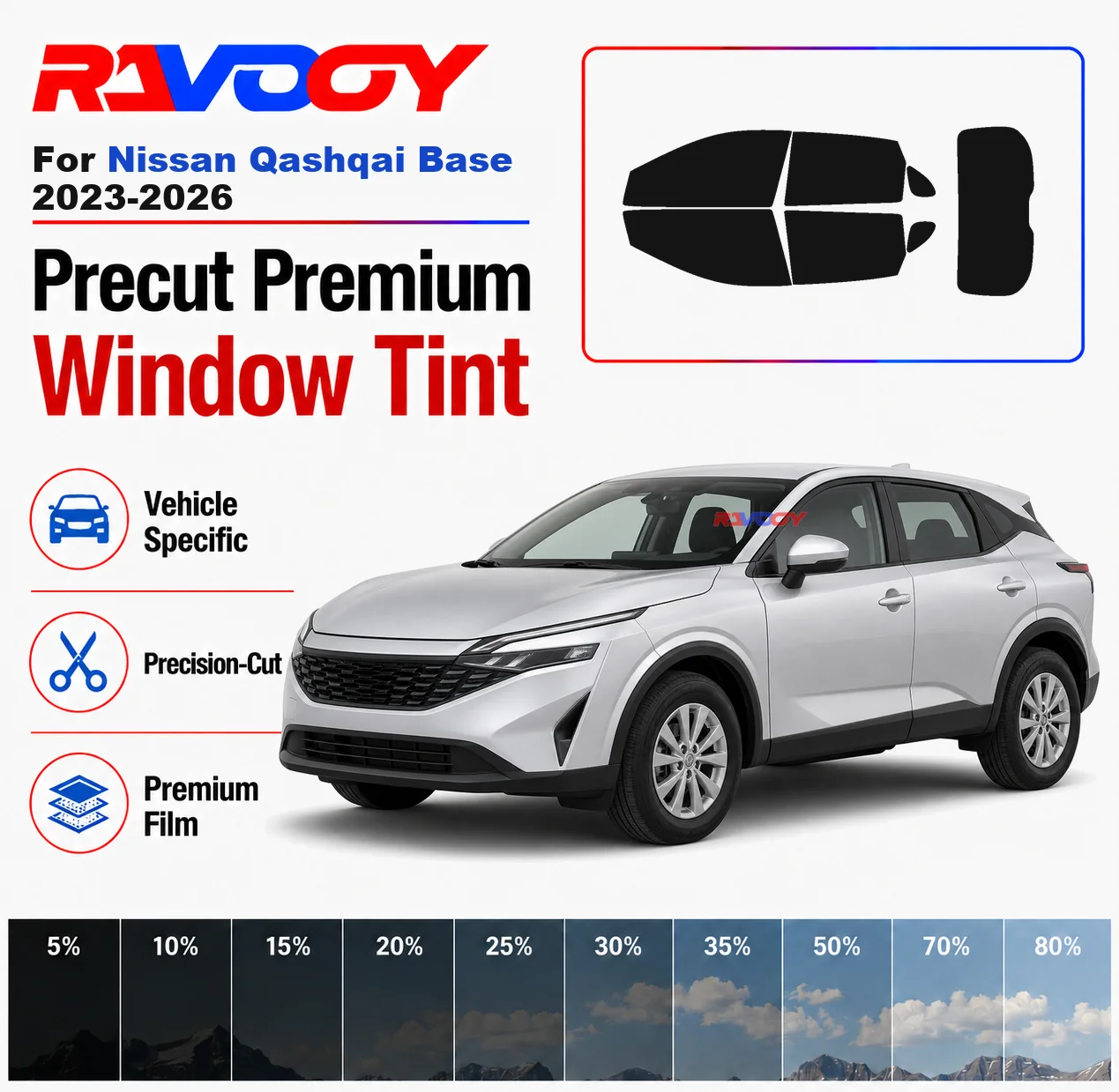 premium-precut-window-tint-kit-front-rear-windows-rear-windshield-for-nissan-qashqai-base-2023-2026-car-solar-nano-ceramic-film