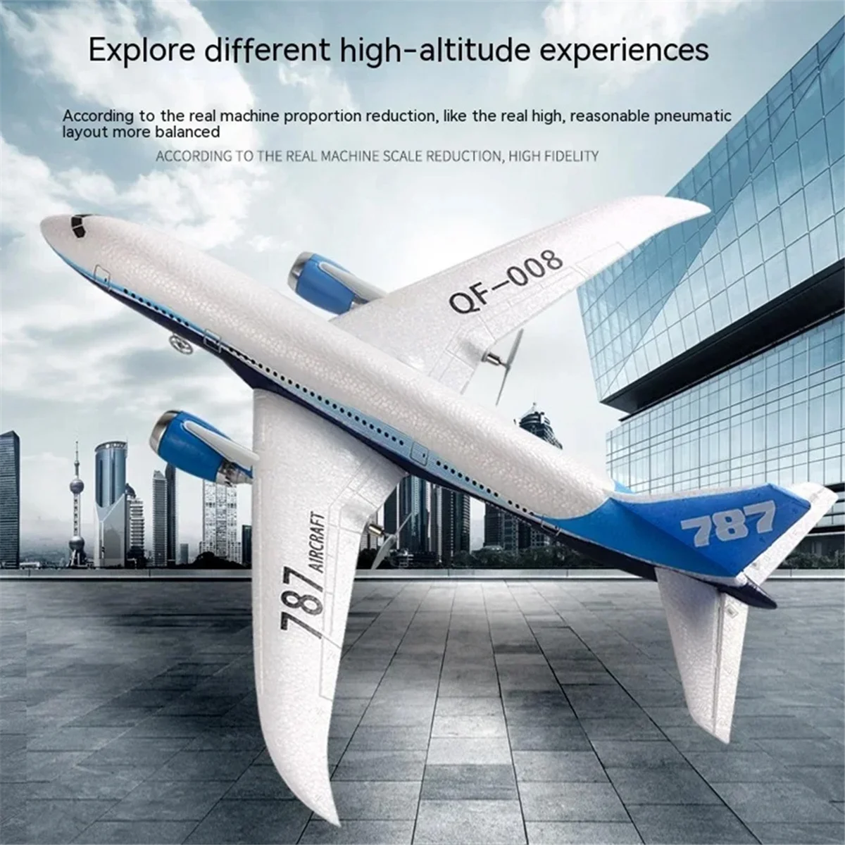 

Модель планера Baby-Boeing 787, 2,4G, электрический пульт дистанционного управления, трехканальный самолет с фиксированным крылом, игрушечная модель самолета для