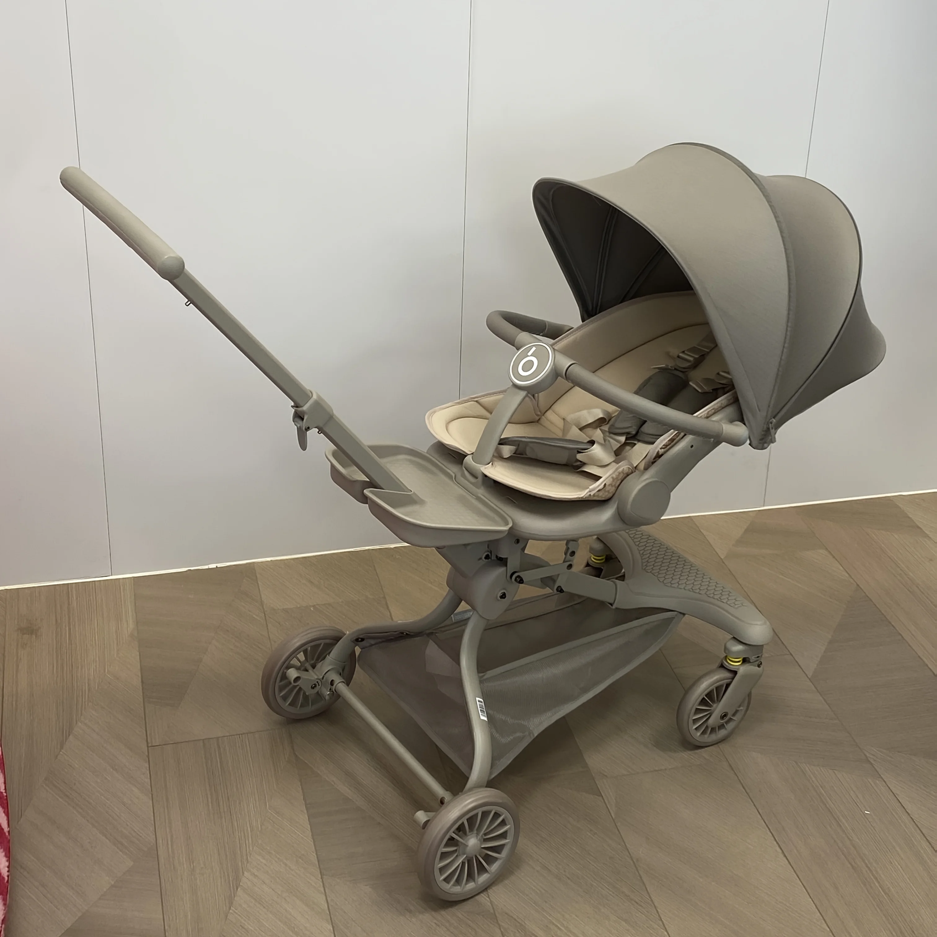 

Baobaohao V22 reversible baby stroller seat can rotate, sit, lie down, lightweight folding pram