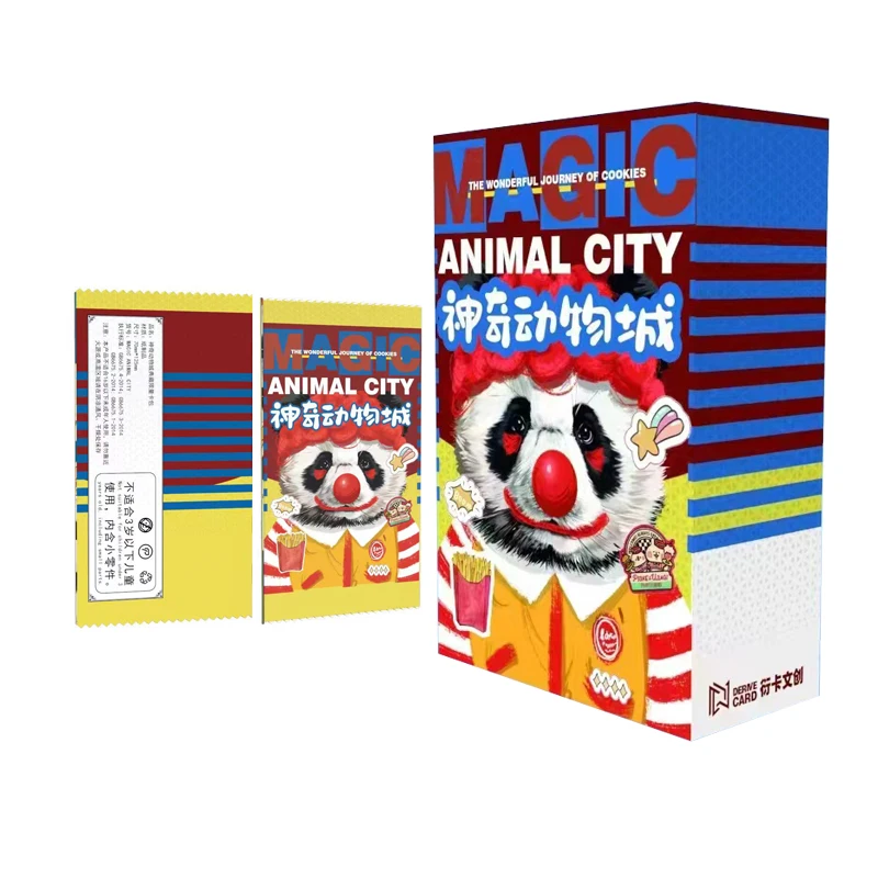 

New Magic Animal City Series Collection Limited Edition Card Children Game Full Set Of Anime characters Present Gift Table Toy