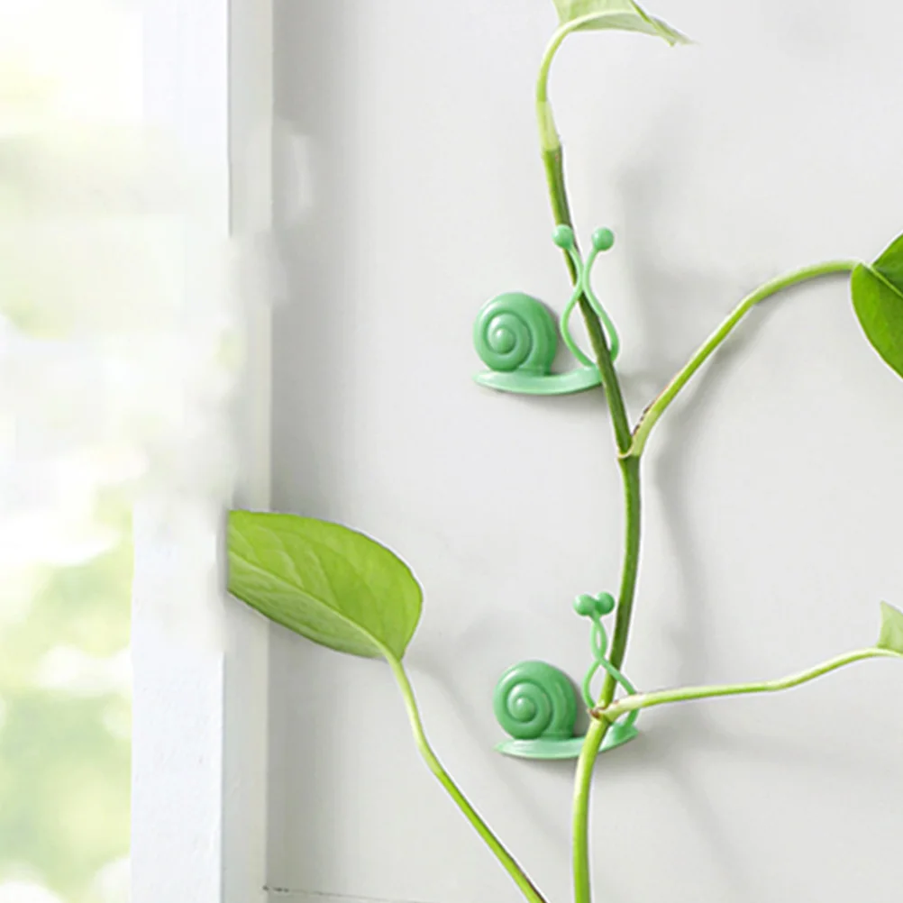 

50Pcs Plant Vine Wall Clips Strong Adhesive No Trace Card Design for Climbing Plants Fixing Plant Wall Clips Vines Climbing Hook