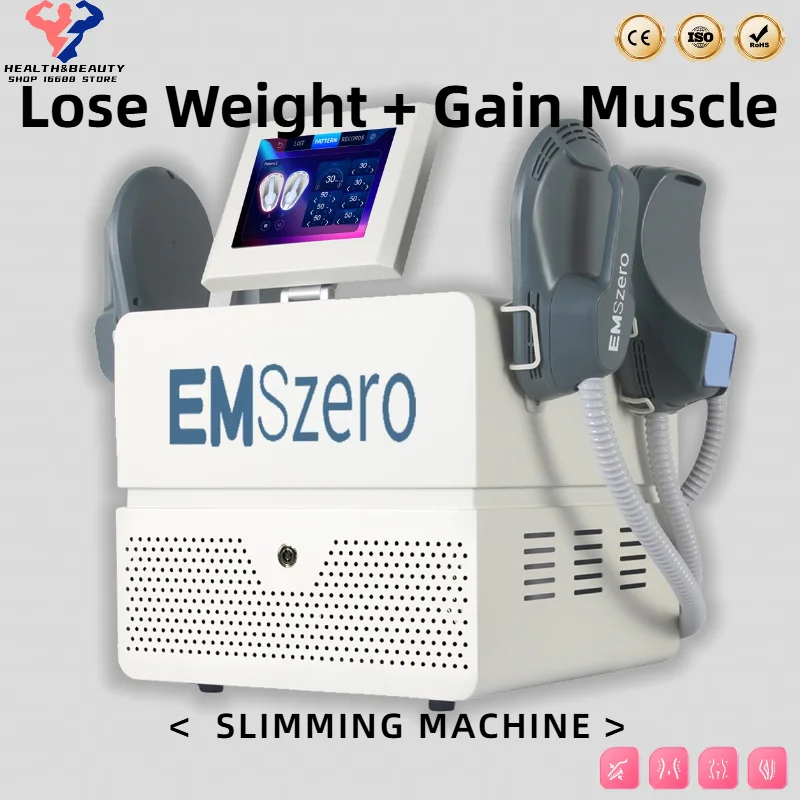 2025 Professional EMSzero EMS Body Sculpting Machine Portable Shaping RF Muscle Stimulator 15Teslas 6500W 4 Handle