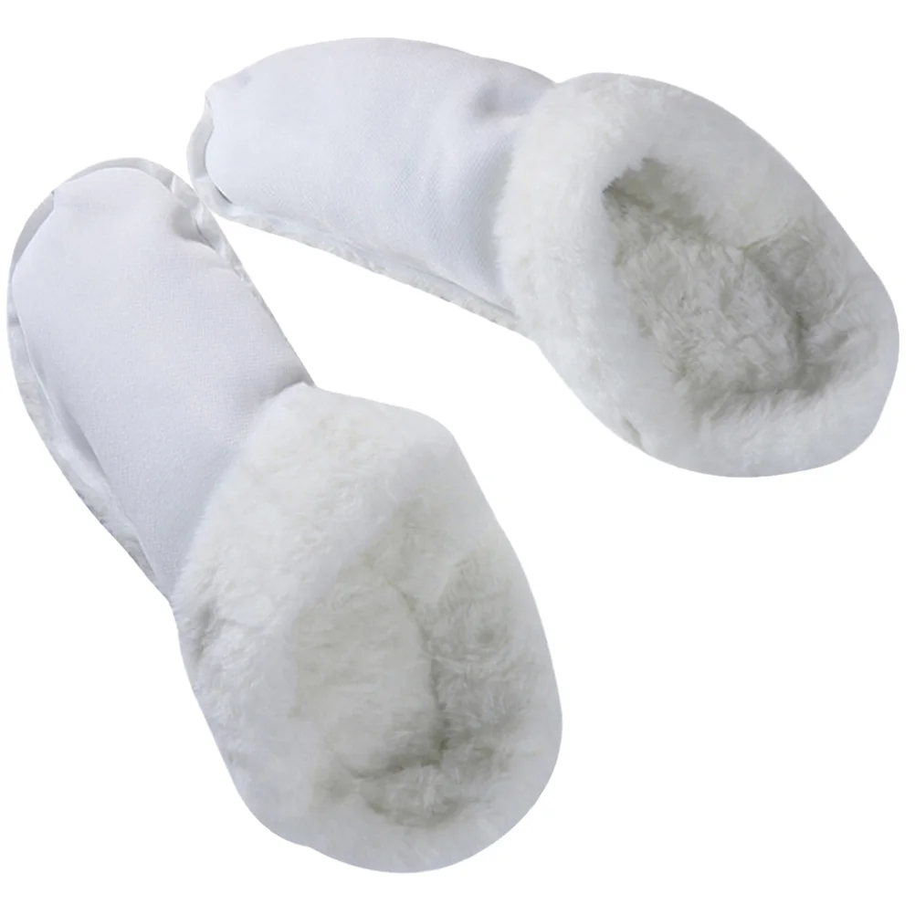 

Simple Velvet Lined Shoe Covers Slippers Insert Boot Insoles Women Remover Fuzzy Inner for Shoes White Inserts Men's