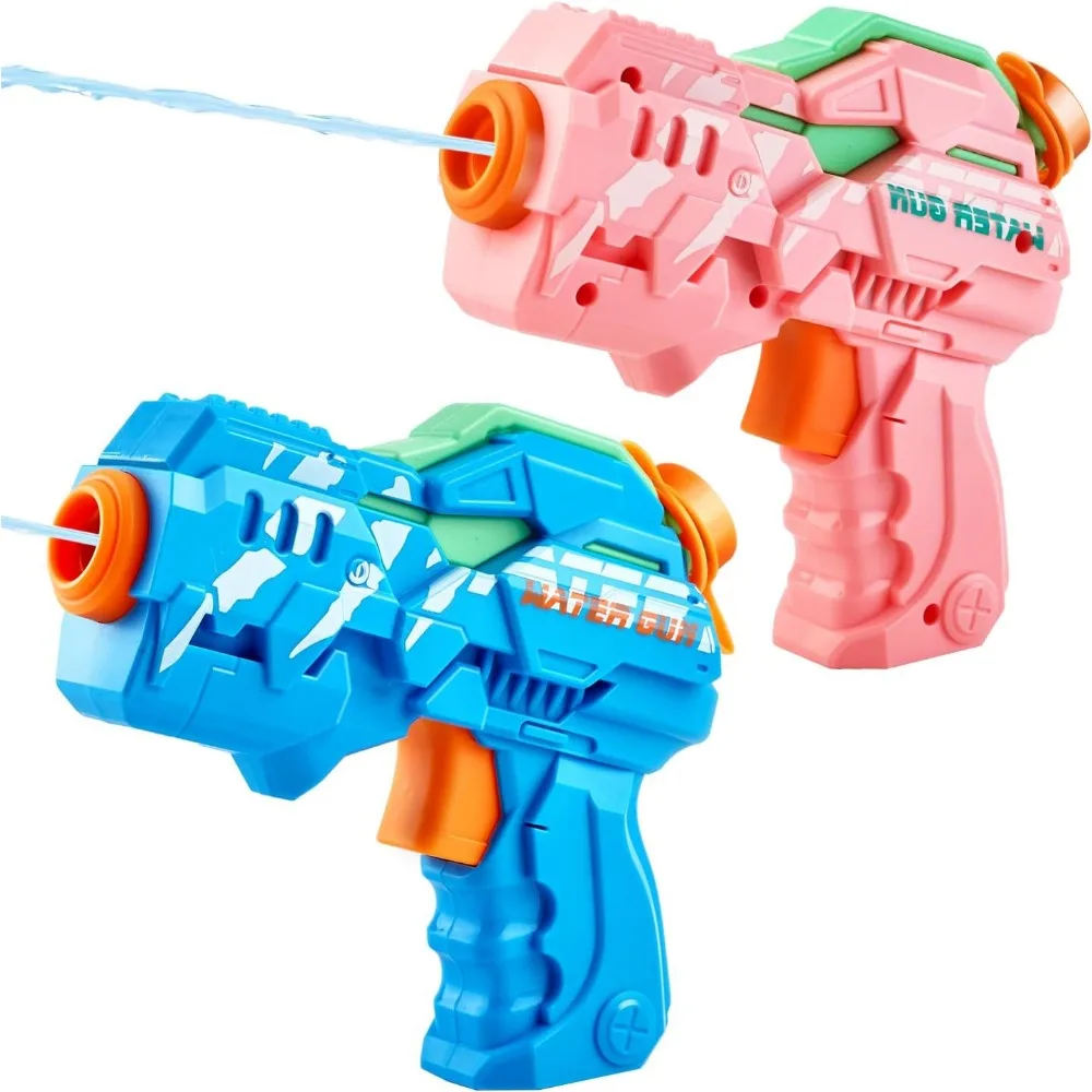 

Water Gun for Kids, 2 Pack Squirt Guns Cool Small Manual Water Soaker, Water Pistol for Summer Outdoor Swimming Pool Beach Yard,