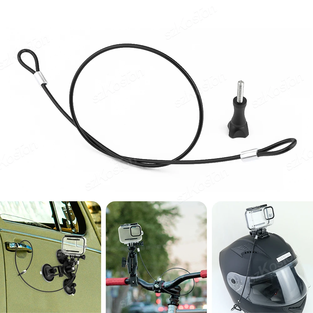 Adaptor Braket Dudukan Tali Leher Magnetik dengan Tali untuk Go Pro Hero 13 12 11 10 Insta 360X5 X4 DJI Osmo Action 5 Pro 4