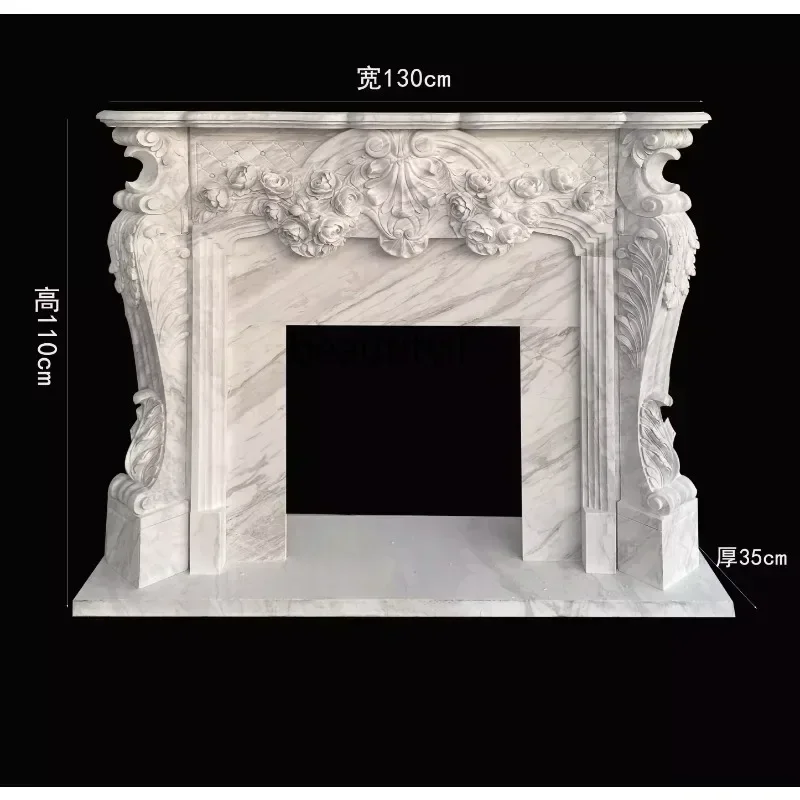 6239P lt  French marble mantel porch retro living room ornament decorative stone stone sculpture living room decoration