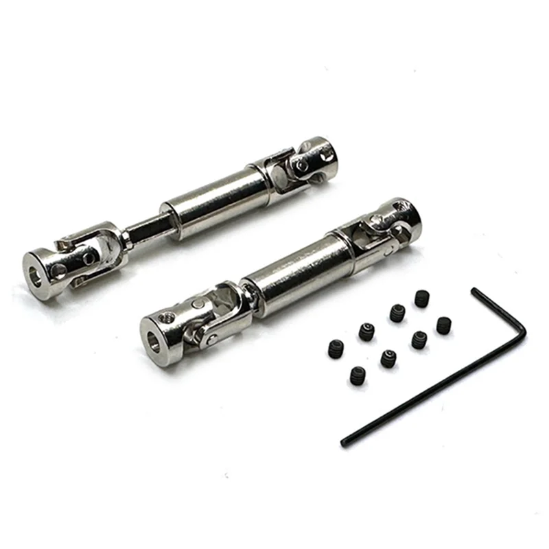 Para FMS FCX24 Metal Drive Shaft CVD Drivehaft 1/24 RC Crawler Car Upgrade Parts